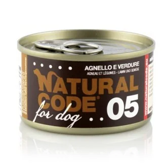 Natural Code for dogs 05 (agnello e verdure)
