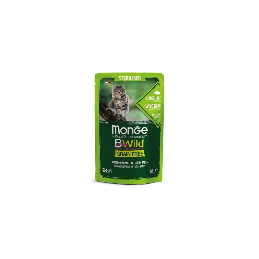 MongeMonge BWild Grain Free sterilised bocconcini (cinghiale)