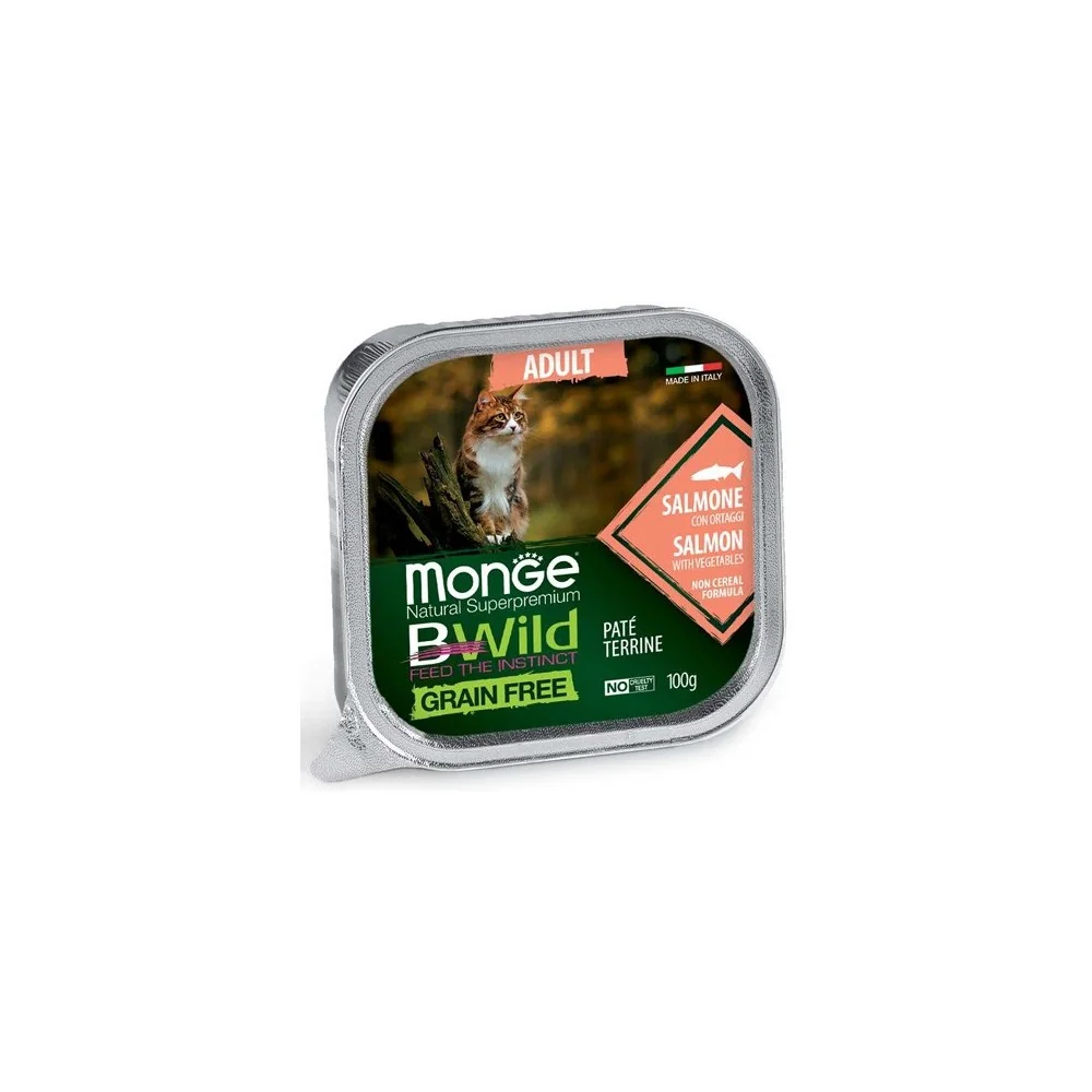 MongeMonge BWild Grain Free paté (salmone)