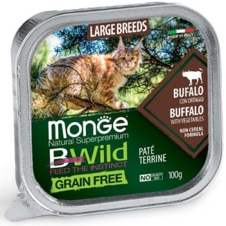 Monge BWild Grain Free paté (bufalo)
