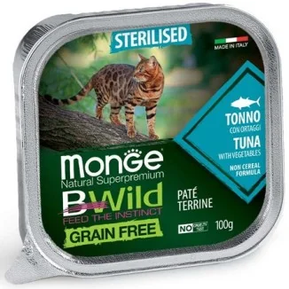 Monge BWild Grain Free sterilized paté (tonno)
