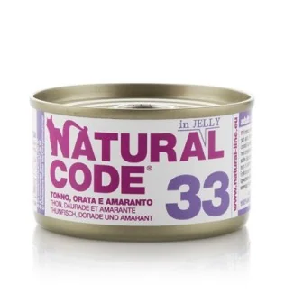 Natural Code 33 in jelly (tonno