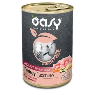 Oasy Grain-free Formula adult dog umido (tacchino)