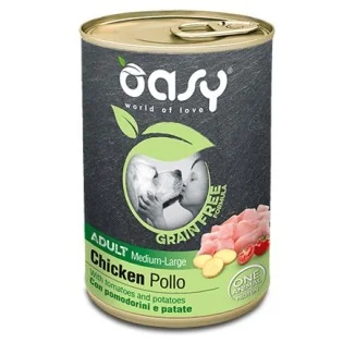 Oasy Grain-free Formula adult dog umido (pollo)