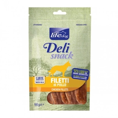 Life PetLife Pet Deli Snack filetti essiccati di pollo