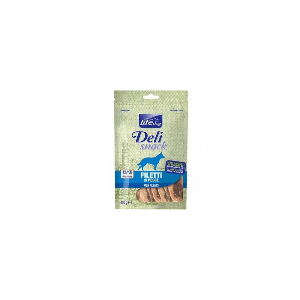 Life PetLife Pet Deli Snack filetti essiccati di pesce
