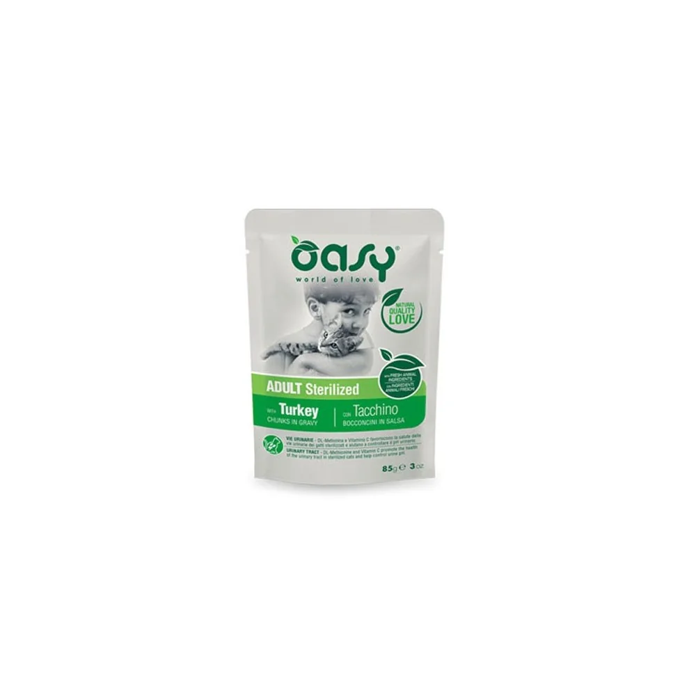 OasyOasy Bocconcini Adult Sterilized con tacchino