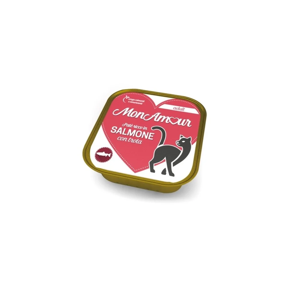 MonAmourMonAmour Adult Paté per gatti con salmone e trota