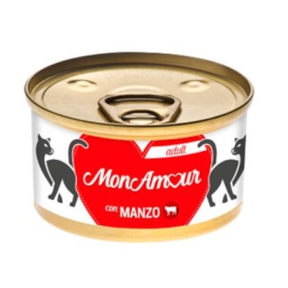 MonAmour Adult Mousse per gatti con manzo