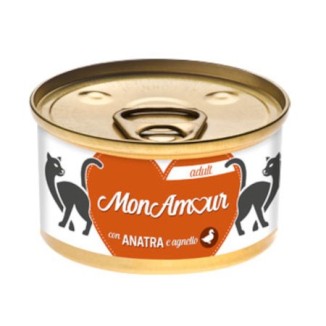 MonAmour Adult Mousse per gatti con anatra e agnello