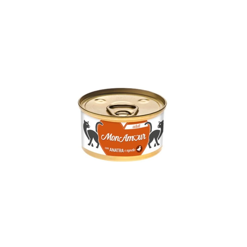 MonAmourMonAmour Adult Mousse per gatti con anatra e agnello