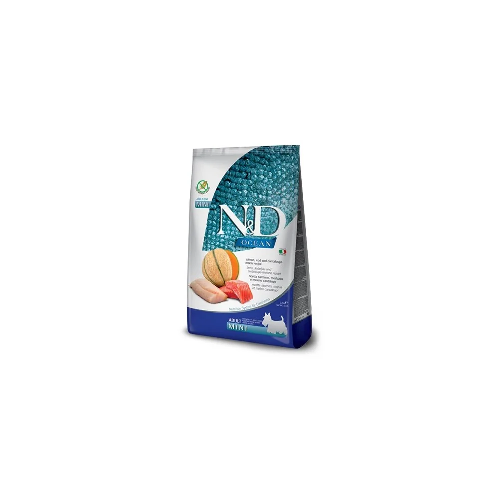 FarminaFarmina N&D Ocean canine adult mini (salmone, merluzzo e melone)