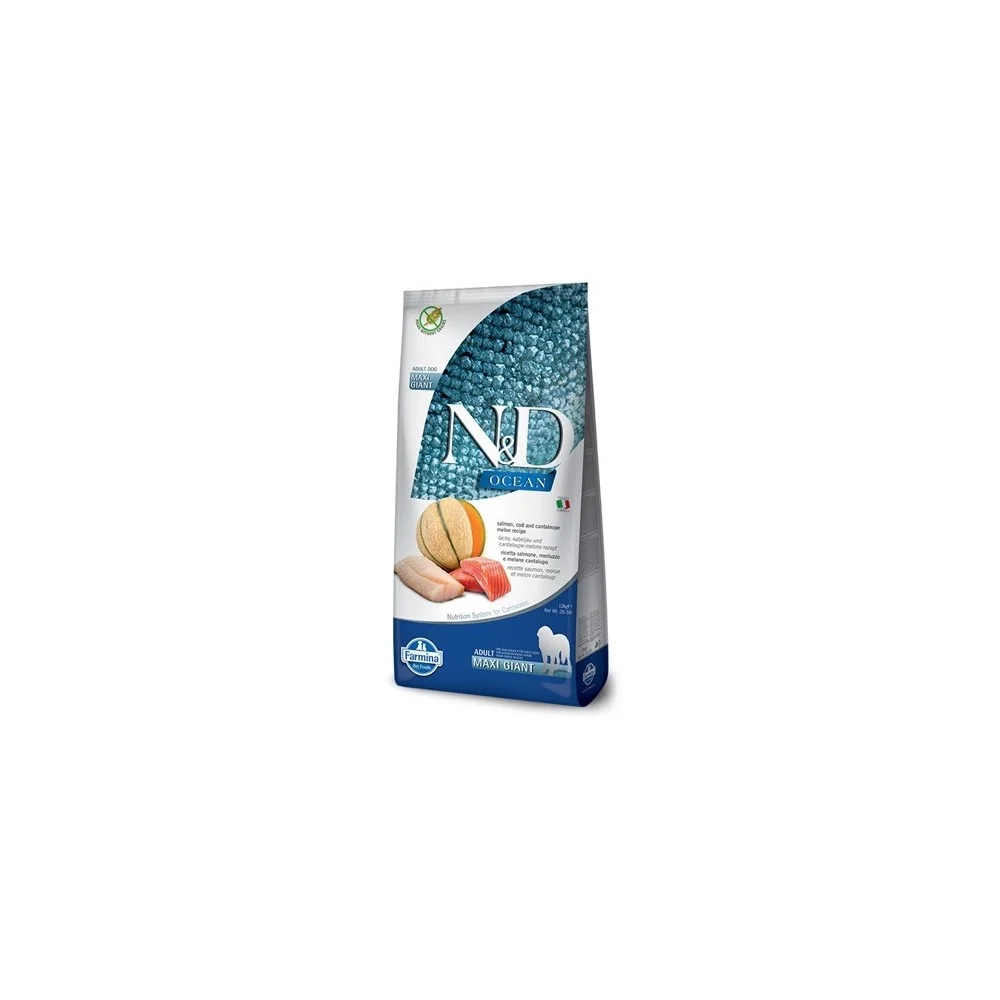 FarminaFarmina N&D Ocean canine adult giant (salmone, merluzzo e melone)