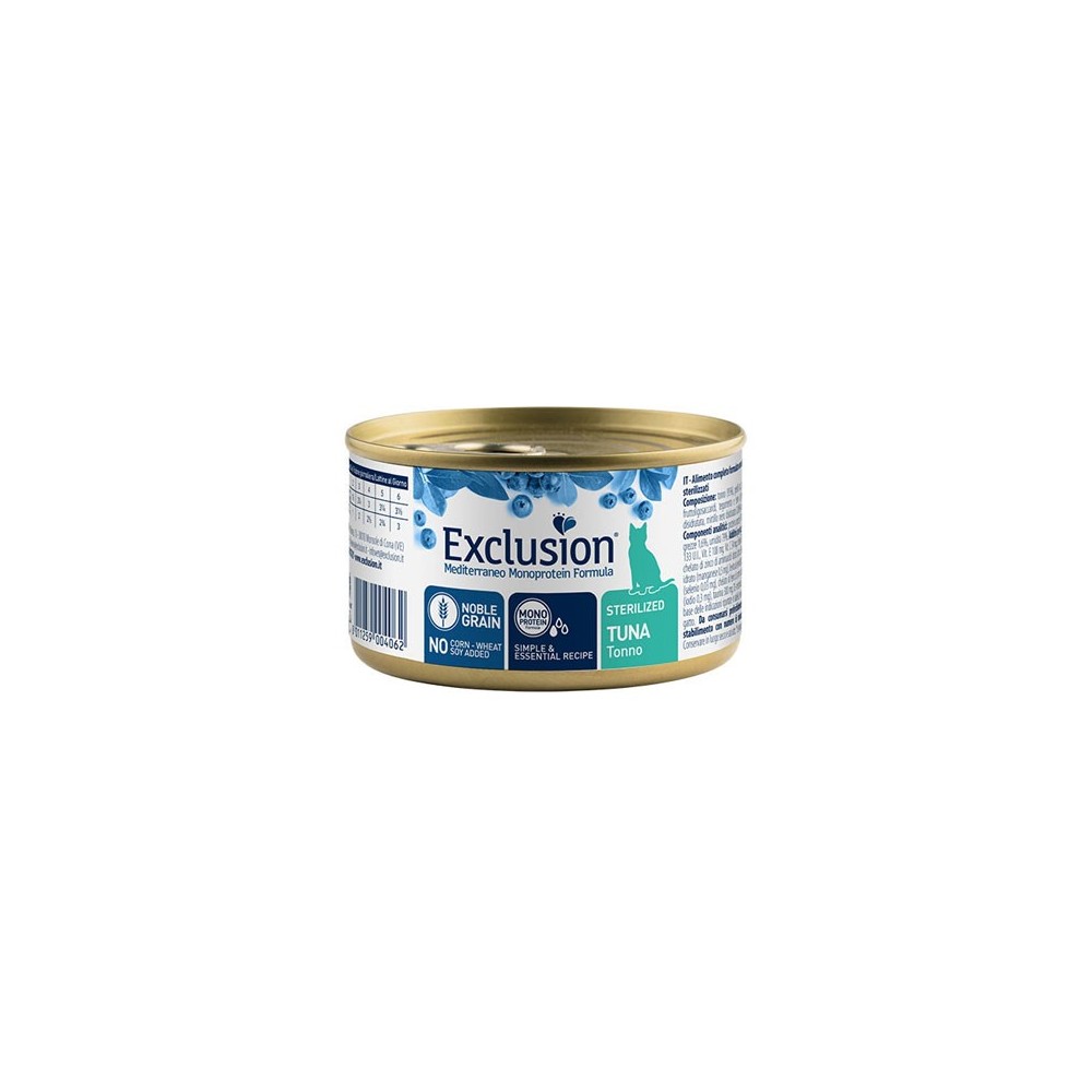 Exclusion Mediterraneo Sterilized Cat umido (tonno)