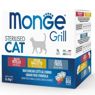 Monge Grill Multipack Sterilised Cat
