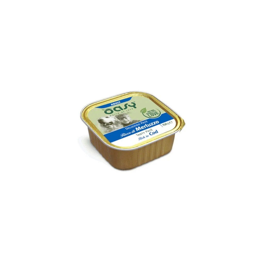 OasyOasy Delizioso Paté Adult Dog al merluzzo