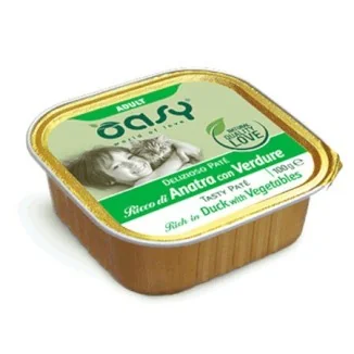 Oasy Delizioso Paté Adult Cat (anatra e verdure)
