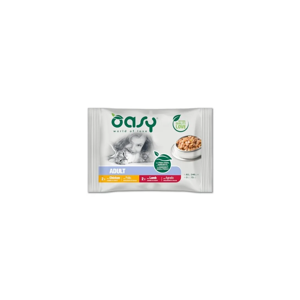 OasyOasy Multipack Adult bocconcini al pollo e agnello