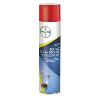 Bayer Solfac Spray mosche e zanzare