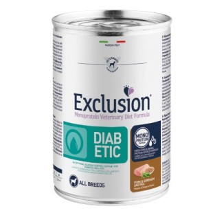 Exclusion Diet Diabetic Dog umido (maiale