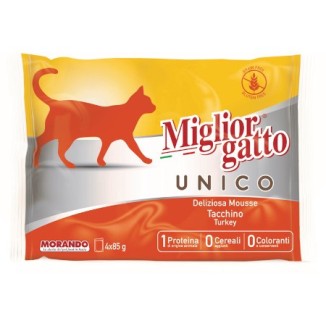 Miglior Gatto Unico Deliziosa Mousse Flowpack (tacchino)
