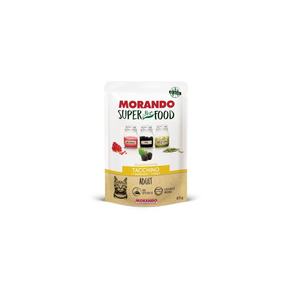 MorandoMorando Super Food Adult Cat Deliziosa Mousse (tacchino)