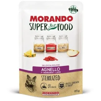 Morando Super Food Sterilized Cat Deliziosa Mousse (agnello)