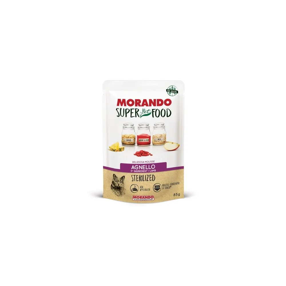 MorandoMorando Super Food Sterilized Cat Deliziosa Mousse (agnello)