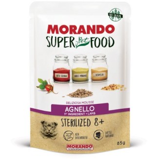 Morando Super Food Sterilized 8+ Cat Deliziosa Mousse (agnello)