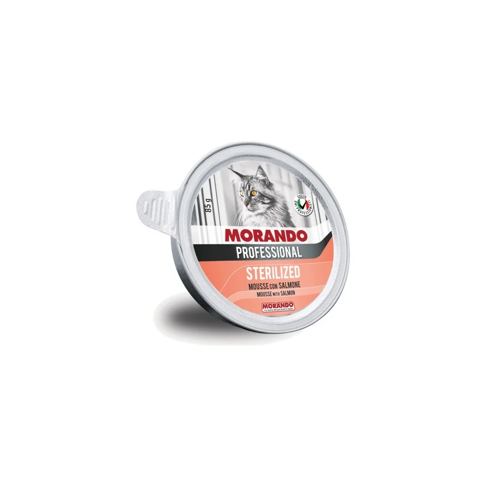 MorandoMorando Professional Sterilized Cat Mousse (salmone)