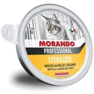 Morando Professional Sterilized Cat Mousse (pollo e tacchino)