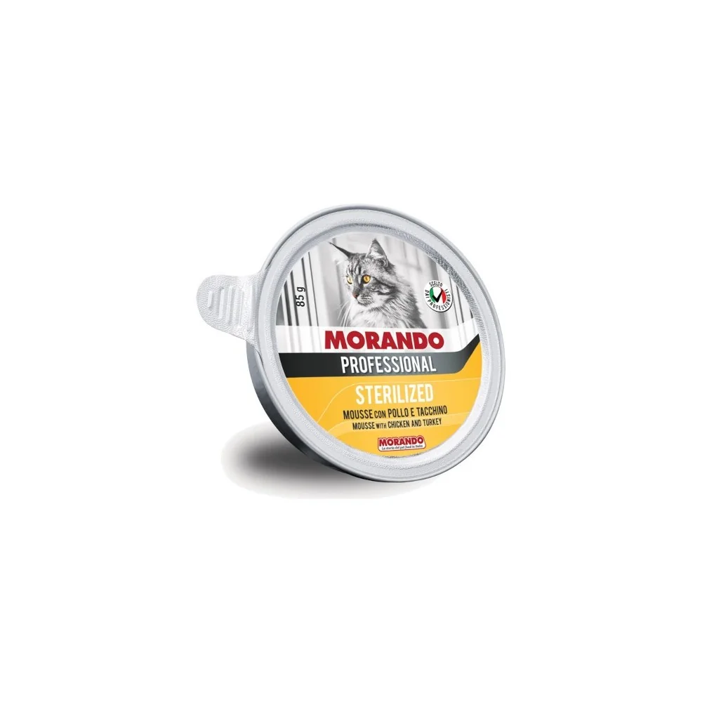 MorandoMorando Professional Sterilized Cat Mousse (pollo e tacchino)