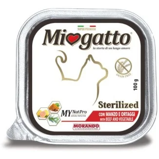 Miogatto Sterilized Paté (manzo e ortaggi)