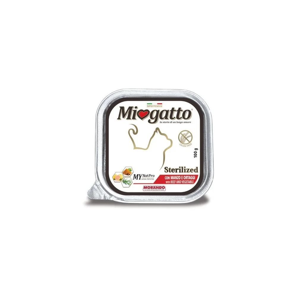 MiogattoMiogatto Sterilized Paté (manzo e ortaggi)
