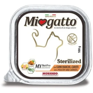 Miogatto Sterilized Paté (carni bianche e carote)