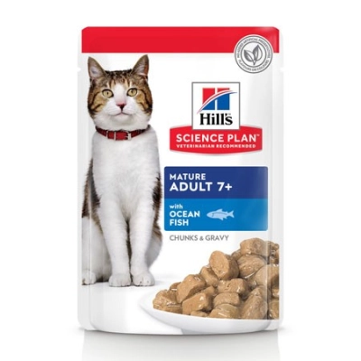 Hill'sHill's Science Plan feline Mature 7+ bocconcini al pesce