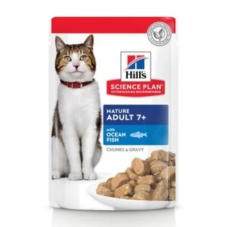 Hill's Science Plan feline Mature 7+ bocconcini al pesce