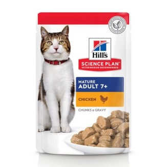 Hill's Science Plan feline Mature 7+ bocconcini al pollo