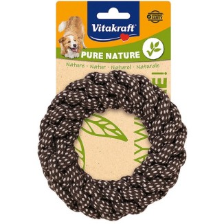 Vitakraft Pure Nature Anello in corda con fiocchi