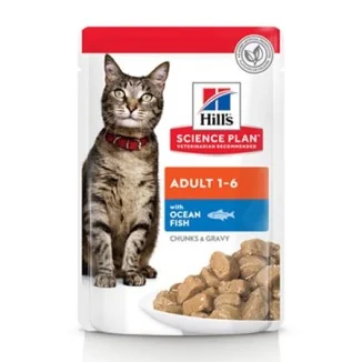 Hill's Science Plan feline Adult bocconcini al pesce