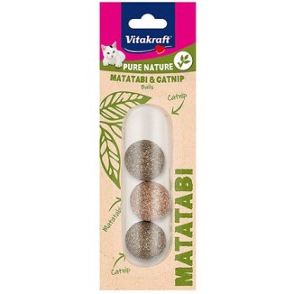 Vitakraft Pure Nature Palline in Matatabi e Catnip