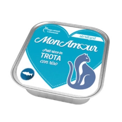 MonAmourMonAmour Adult Paté per gatti sterilizzati alla trota