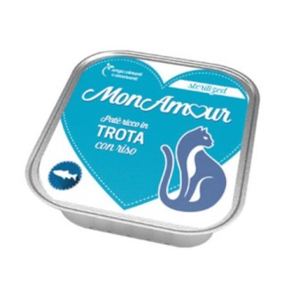 MonAmour Adult Paté per gatti sterilizzati alla trota