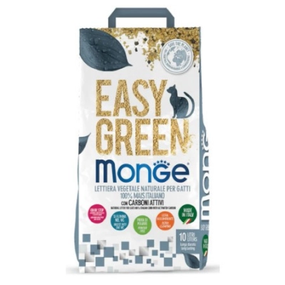 MongeMonge Lettiera Easy Green Vegetale con carboni attivi