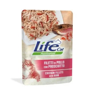 Life Pet Cat Natural (filetti di pollo con prosciutto)