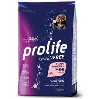 Prolife Grain Free Sensitive Puppy Mini (maiale e patate)