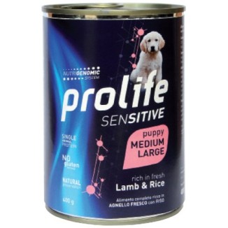 Prolife Sensitive Puppy Medium/Large umido (agnello)