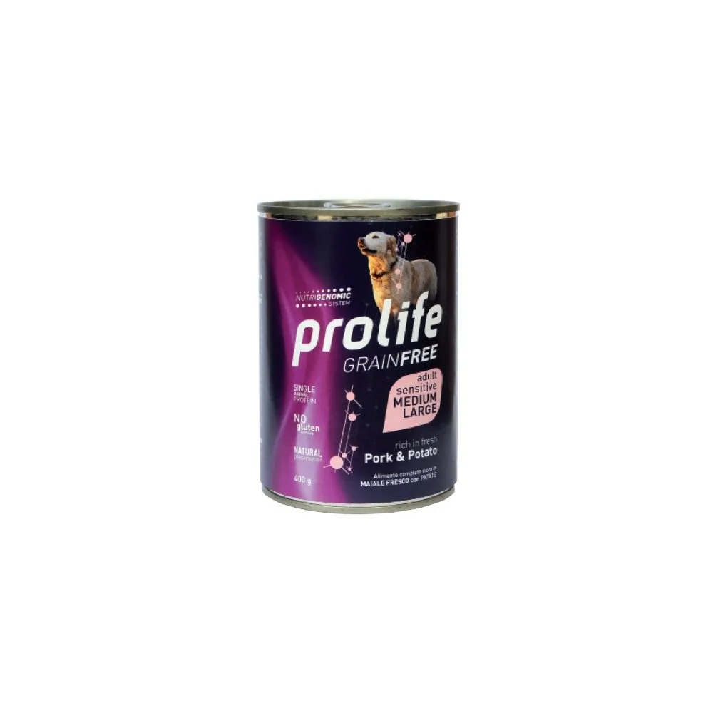 ProlifeProlife Grain Free Sensitive Medium/Large umido (maiale)