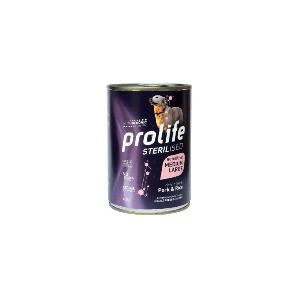 ProlifeProlife Sterilised Sensitive Adult Medium/Large umido (maiale)