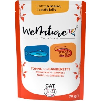 WeNature Tonno con Gamberetti in bustina in jelly